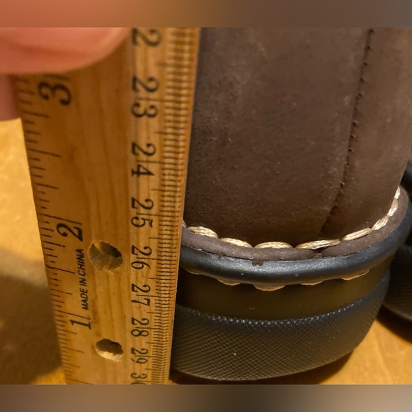 NWOT Ladies Size 5 1/2 DrScholl’s Cloud Brown Leather PullOn Boots With Zippers - Picture 8 of 16